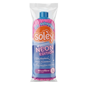 Mapo Microfibra Large Neon Pink