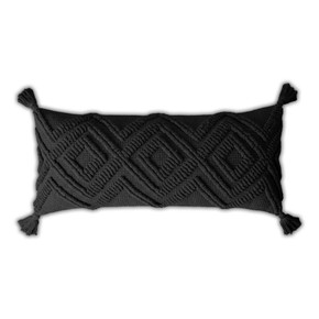 Cojin Jet Black 14 x 36