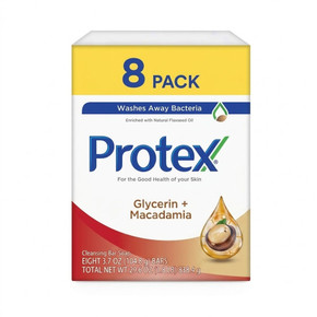 Jabon Protex Glycerin + Macadamia 8 Barras