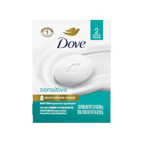 Jabon Dove Sensitive 2 Pack