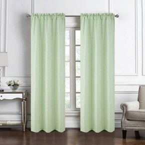 Cortina Cambridge Green Rod Pocket