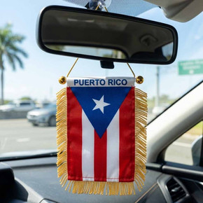 Bandera Puerto Rico Autos