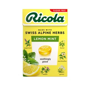 Ricola Oral Analgesic Drops Lemon Mint 19 ct