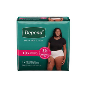Depend Fresh Protection Women Large