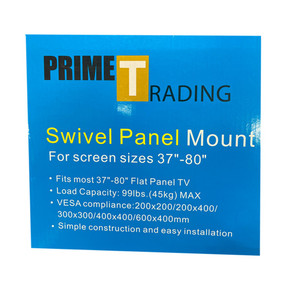 TV Swivel Panel Mount For screen sizes 37"-80" "TV Rack"
