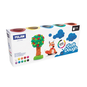 Plasticina Moldeable 10 colores 3 oz