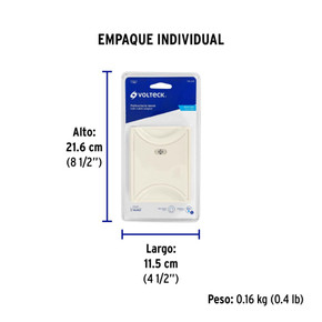 Multicontacto 6 entradas, aterrizado, lateral,