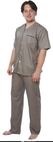 Men's Pijama Set Manga Corta/Pantalón largo
