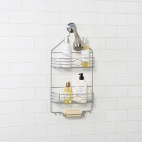 Aztec Shower caddy, grey