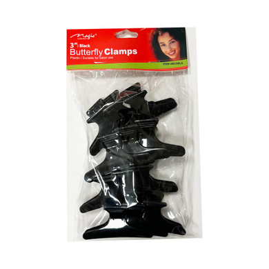Pinches de Pelo Negros 3" 12 pcs