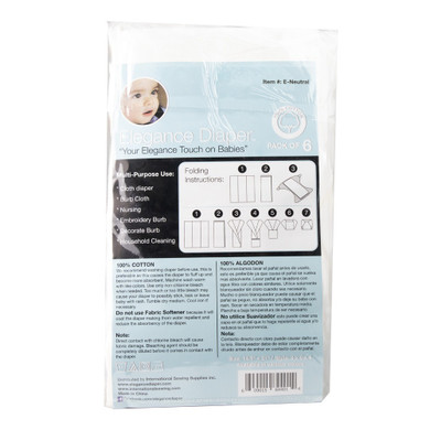 Pañales de Tela de Colores 6pack