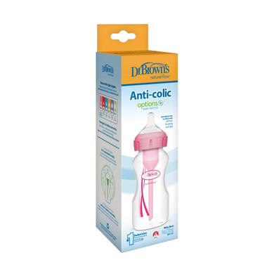 Biberón Anticólicos rosa 9 oz