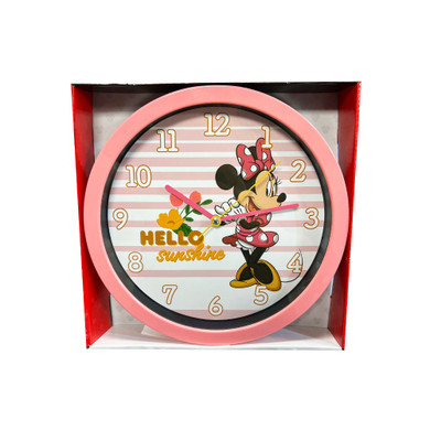 Reloj de Pared 10in. Minnie Mouse