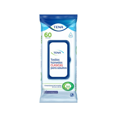 Tena Wipes para adultos 60ct