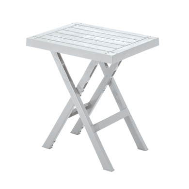 Mesa Plegable Baru Rectangular Gris