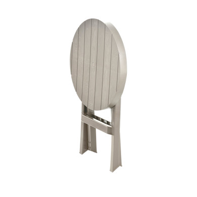 Mesa Plegable Baru Redonda Taupe