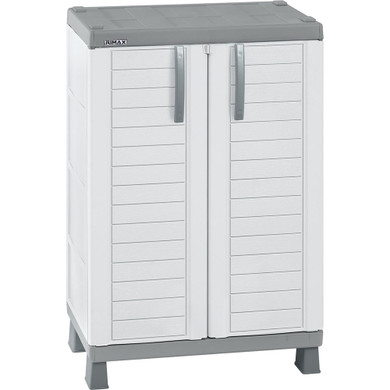 Armario Mediano Baru Blanco/Gris