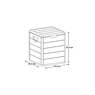 Baúl Barú 100l Cemento