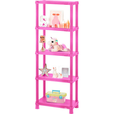 Estante 12" 5 Niveles Rosa