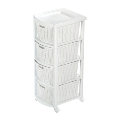 Cajonero Shia 4 Gavetas White