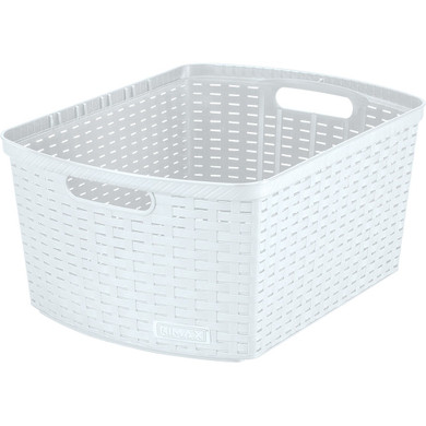 Canasta Shia Alta 12 L Blanca