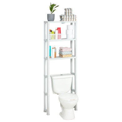 Estante Para Baño 3 Niveles White