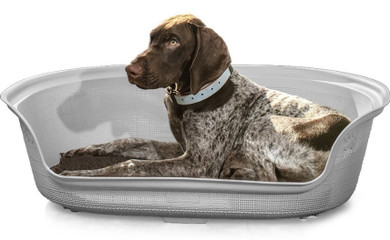 Cama Para Perro Gris