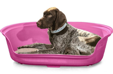 Cama Para Perro Rosa