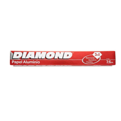 Papel de Aluminio Diamond 25 ft