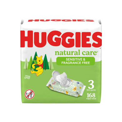 Huggies Natural Care Bundle x 3 168 ct