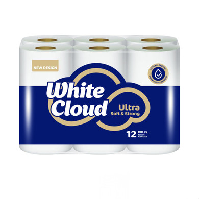 Papel de Baño White Cloud 12 rollos