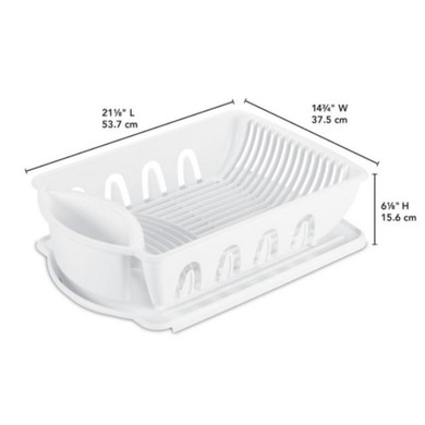 Escurridor Blanco con Bandeja Large Diseño 2