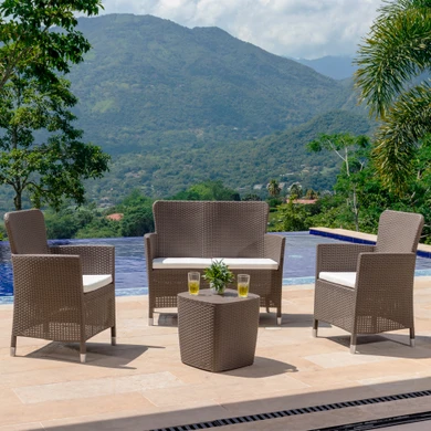 Juego de Patio Capri Comfort Mocca