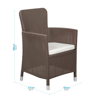 Juego de Patio Capri Comfort Mocca