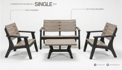 Set patio portillo 4 pc