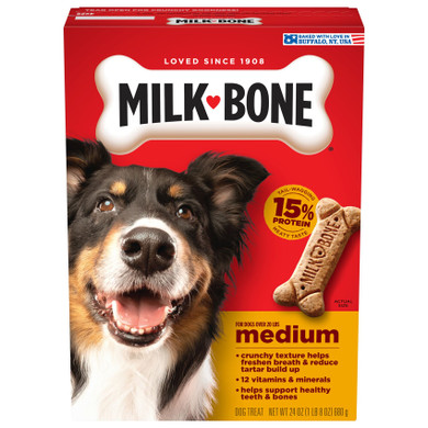 Milk-Bone Treats para perro Medianos 24oz