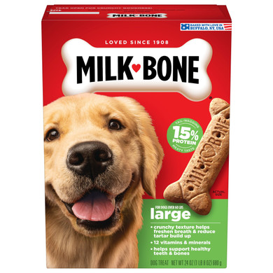 Milk-Bone Treats para perro Grandes 24oz