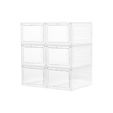 Cajas Plasticas Para Zapatos 6 Pares