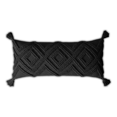 Cojin Jet Black 14 x 36