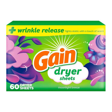 Gain Dryer Sheets Moonlight Breeze 60ct