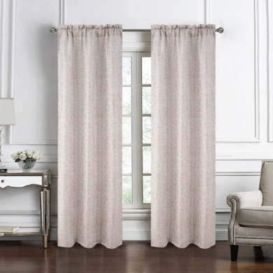 Cortina Cambridge Taupe Rod Pocket