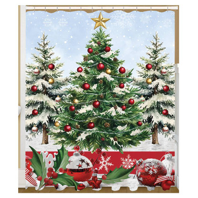 Cortina De Navidad 70" x 72"