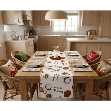 Fabric Runner Coqutito Christmas 13" x 120"