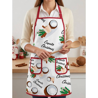 Delantal De Cocina Coquito Christmas