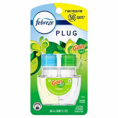 Febreze Plug Refill Gain Original Respuesto 0.87 Fl Oz