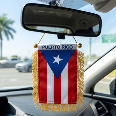 Bandera Puerto Rico Autos