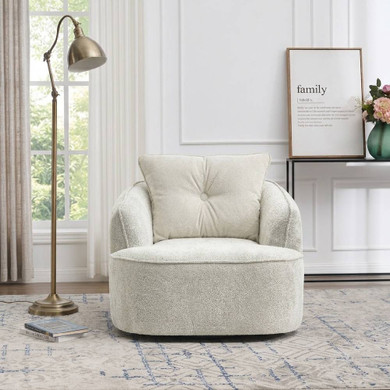 Butaca Swivel Chary Beige
