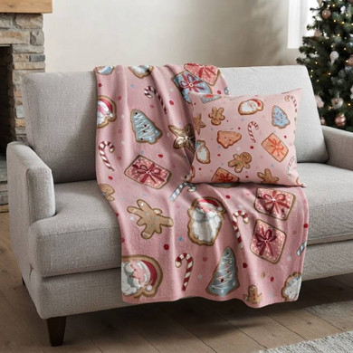 Frisa con Cojín Navideño Bundle
