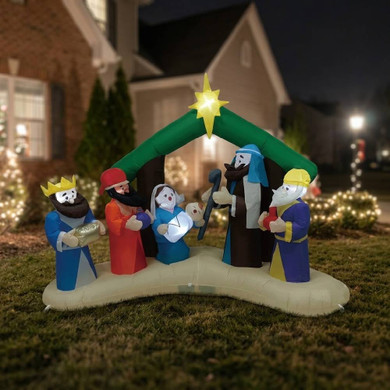Inflable Reyes Magos / Nacimiento 7.5ft