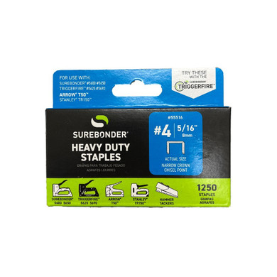 Heavy Duty Staples #4 para "Pistola de Grapas" 5/16"
